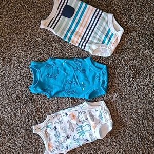 Carter's - set of 3 newborn onesie tank tops